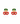 14K Petite Cherry Stud Earrings