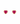 14K Ruby Heart Bezel Stud Earrings