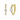 A pair of gold huggie hoop earrings with pear-cut and round diamonds, displayed on a clean white background.