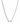 A silver paperclip chain necklace with a polished finish, displayed on a clean white background.