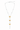 A silver-toned lariat-style necklace featuring three gold-toned butterfly motifs connected by clear stones, displayed on a solid white background.