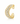 A gold C-shaped ring adorned with pavé-set round diamonds on one side, displayed on a clean white background with a soft reflection below.