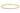 A gold tennis bracelet with a row of clear round-cut gemstones along the front, displayed on a clean white background.