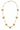 A gold chain necklace featuring six pavé-set butterfly motifs and small round clear stones spaced along the chain, photographed on a plain white background.