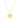 14K Large Puff Heart on Adjustable Necklace