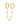 14K Diamond Bezel Chain Earring