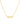 14K Love Paperclip Necklace
