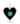 14K Emerald And Onyx Heart Charm